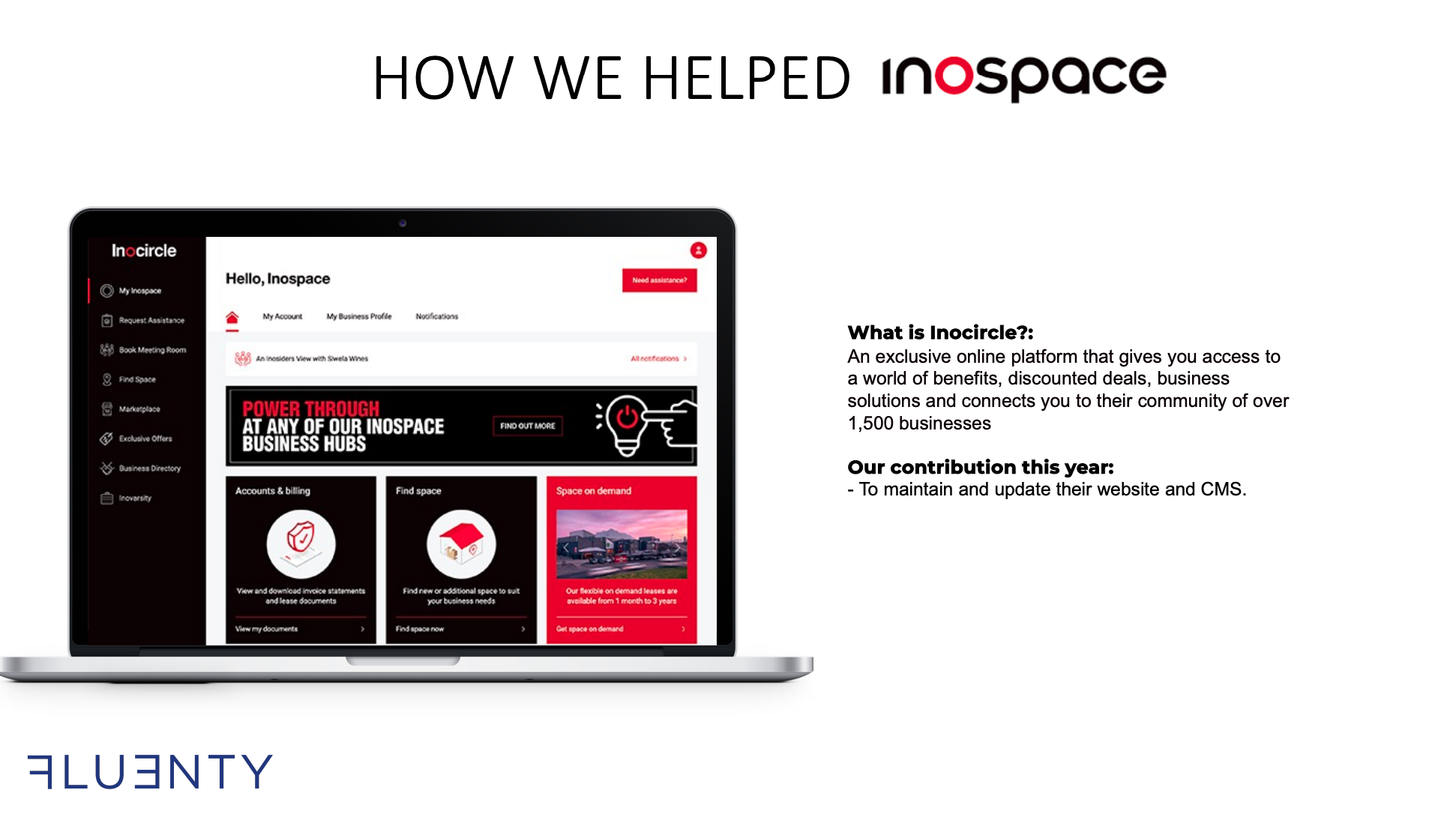 Inospace product screenshot