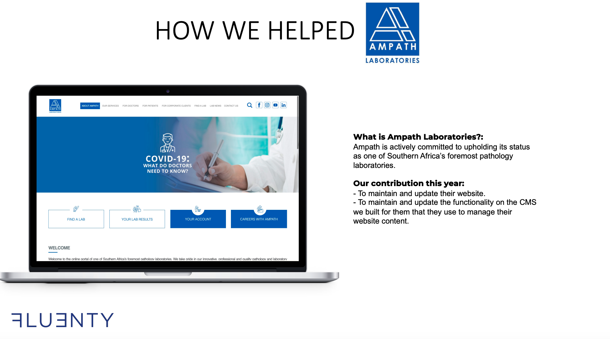 Ampath Laboratories product screenshot